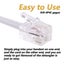 2Pack Telephone Handset Cord Detangler 360 Extended Rotating Phone Cord Wire ... Carousel 18