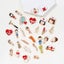 Medical Heartbeat Stethoscope Brooch Pin Enamel Brooches Nurse Badge Jewelry Carousel 7