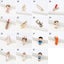 Medical Heartbeat Stethoscope Brooch Pin Enamel Brooches Nurse Badge Jewelry Carousel 9