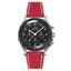 Epsom Leather Watch Band for Omega Speedmaster Moonwatch - Quick-Release - Wi... Carousel 1