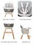 Fraser Country 6-in-1 Wooden Adjustable High Chair - Dark Grey Carousel 4