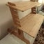 ***Preloved, Wooden Stand with 2 Shelves, Clever Set Up 4 Laptop/Computer Use*** Carousel 2