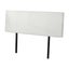 PU Leather Double Bed Headboard Bedhead - White Carousel 2