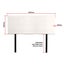 PU Leather Double Bed Headboard Bedhead - White Carousel 3