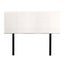 PU Leather Double Bed Headboard Bedhead - White Carousel 5