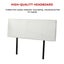 PU Leather Double Bed Headboard Bedhead - White Carousel 6