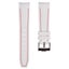 Textured Curved End Rubber Watch Strap - Navy with White Stitch (2405) Carousel 1