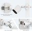Pipe Pole Mount For Arlo / Eufy / Ring Cameras - Black Carousel 6