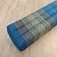 [[MANGO TREES] 80cm Long Bolster Yoga Block/Prop Natural Kapok Filled Blue Carousel 2
