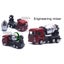 6PCS/Set 1:64 Alloy Engineering Vehicle Model Set- Color Style Carousel 6