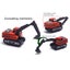 6PCS/Set 1:64 Alloy Engineering Vehicle Model Set- Color Style Carousel 8