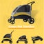 Folding Dog Travel Trolley Large Pet Carrier Cat Dog Jogger with Braked Wheels Carousel 6