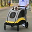 Folding Dog Travel Trolley Large Pet Carrier Cat Dog Jogger with Braked Wheels Carousel 1