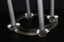 +++ VINTAGE SWEDISH" PUKEBERG - STAFFAN GELLERSTADT" ICE GLASS CANDLE HOLDER+++ Carousel 4
