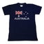 Adult AUSTRALIAN T Shirt Australia Day 100% COTTON Souvenir Tee Top Flag - Blue Carousel 1