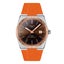 Rubber Watch Band for Tissot PRX 80 Powermatic -Quick-Release - Orange (2441) Carousel 2