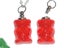 1pc Small Murano Glass Gummi Bear BOTTLE gummy vial necklace pendant Carousel 4
