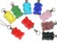 1pc Small Murano Glass Gummi Bear BOTTLE gummy vial necklace pendant Carousel 6