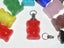 1pc Small Murano Glass Gummi Bear BOTTLE gummy vial necklace pendant Carousel 7