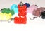 1pc Small Murano Glass Gummi Bear BOTTLE gummy vial necklace pendant Carousel 8