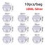 10pcs Mini Metal Tin Jar for Cream Balm Candle Cosmetic Container Bottles Box Carousel 10