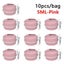 10pcs Mini Metal Tin Jar for Cream Balm Candle Cosmetic Container Bottles Box Carousel 12