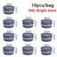 10pcs Mini Metal Tin Jar for Cream Balm Candle Cosmetic Container Bottles Box Carousel 15