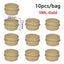 10pcs Mini Metal Tin Jar for Cream Balm Candle Cosmetic Container Bottles Box Carousel 16