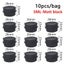 10pcs Mini Metal Tin Jar for Cream Balm Candle Cosmetic Container Bottles Box Carousel 17