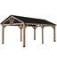5710 L x 3360 W x 2950 H Outdoor Patio Cedar Wood Gazebo Pitched Roof Hard Top B Carousel 2