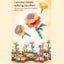 144Pcs Flower Garden Building Kit STEM Toy for 3-7 Year Old Girls Carousel 3