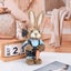 easter bunny decorations rustic home decor easter party supplies pastoral bunny Carousel 1