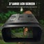 4K Night Vision Binoculars Device 10x Digital 800m Full Dark 8W Infrared WiFi... Carousel 3