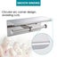 Toilet Paper Holder Double Roll Stainless-Steel Hook Bathroom Rack Wall Mount Carousel 4