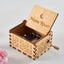 Moon river Music Box Hand Crank Carved Wooden Musical Box Carousel 1