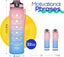 NEW 1L|Leakproof BPA-Free Water Bottle with Time Marker and Straw Perfect Carousel 4