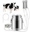 14L Pulse Pump Electric Milking Machine Stainless Steel Bucket Cattle Cow Milker Carousel 2