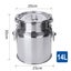 14L Pulse Pump Electric Milking Machine Stainless Steel Bucket Cattle Cow Milker Carousel 7