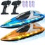 RC Boat for Kids,Remote Control Boat,Racing Boat with LED Light &#38; 4 Recharge Carousel 7