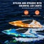 RC Boat for Kids,Remote Control Boat,Racing Boat with LED Light &#38; 4 Recharge Carousel 8