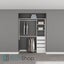 VERVE Series Wardrobe Organiser | 2 Bay With Four Drawers Carousel 1