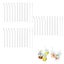 3 Sets Glass Drinking Straws Reusable Transparent Straight or Bent Straws Set wi Carousel 1