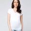 Ripe Maternity Embrace Nursing Tshirt Feeding Pregnancy Top White Black Carousel 1