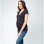 Ripe Maternity Embrace Nursing Tshirt Feeding Pregnancy Top White Black Carousel 5