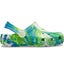 CROCS TODDLERS CLASSIC GLOW MARBLED CLOG PREP BLUE/MULTI Carousel 1