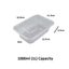 25 X 1000ml Clear Plastic Reusable Food Lunch Snack Containers With Lids Carousel 2