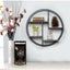 Wall Hanging Shelf Flower Holder Bracket Storage Rack Display Home Carousel 7