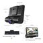 1080P Car DVR 4" 3 Lens Dash Cam Front and Rear Video Recorder Camera G-sensor T Carousel 4