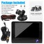 1080P Car DVR 4" 3 Lens Dash Cam Front and Rear Video Recorder Camera G-sensor T Carousel 14