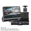 1080P Car DVR 4" 3 Lens Dash Cam Front and Rear Video Recorder Camera G-sensor T Carousel 20